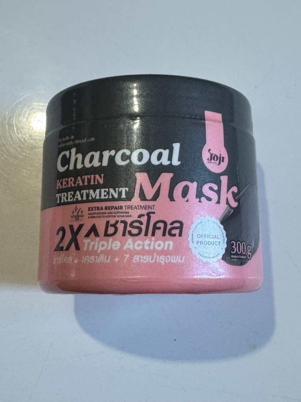 🖤 CHARCOAL – Keratin Treatment Mask (Triple Action)