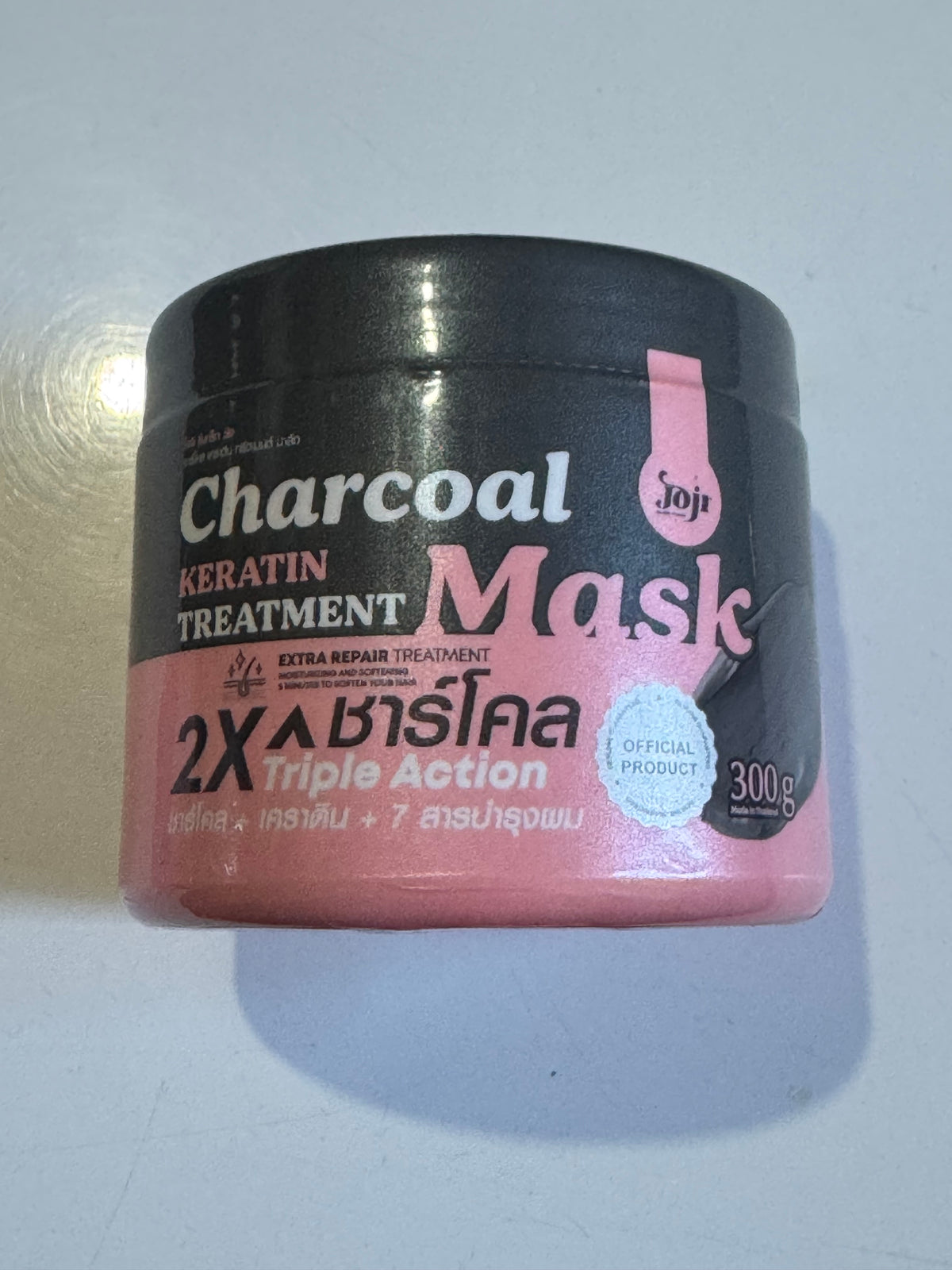 🖤 CHARCOAL – Keratin Treatment Mask (Triple Action)