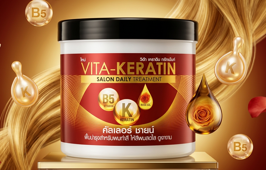 🌺 VITA-KERATIN – Thaïlandais Treatment "Color Shine"