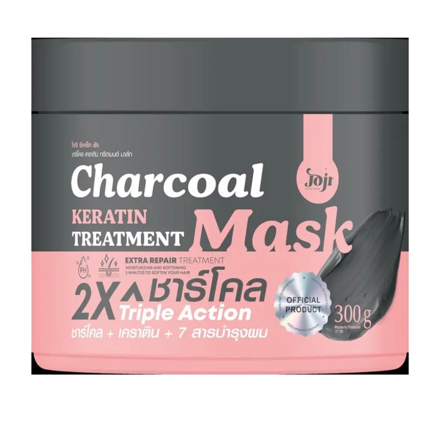 🖤 CHARCOAL – Keratin Treatment Mask (Triple Action)