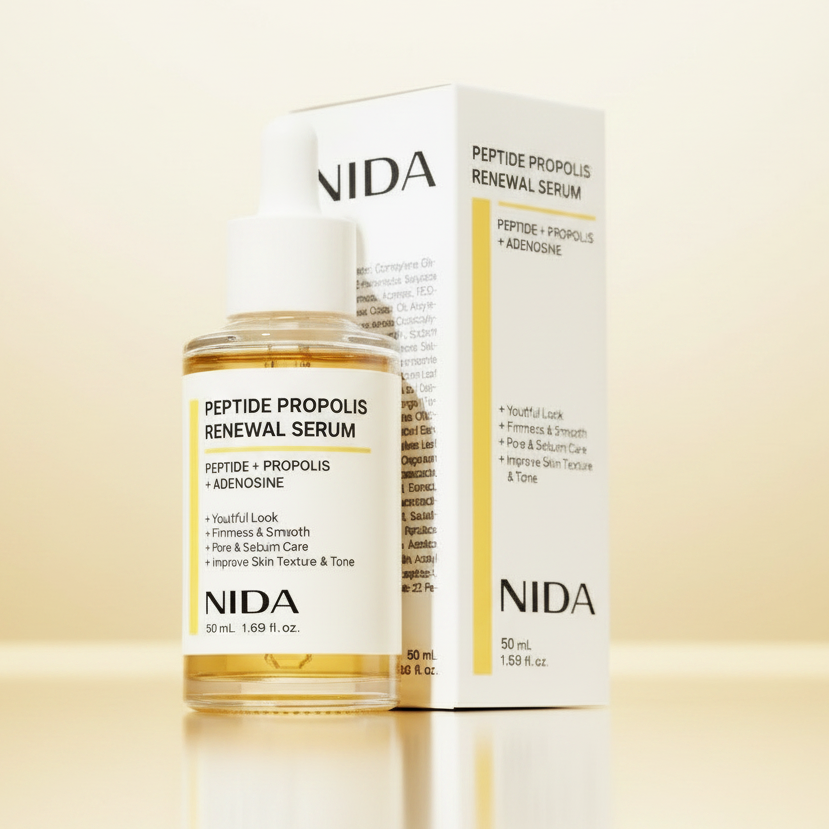 NIDA Peptide Propolis Renewal Serum – Sérum Correcteur & Régénérant Anti-Âge