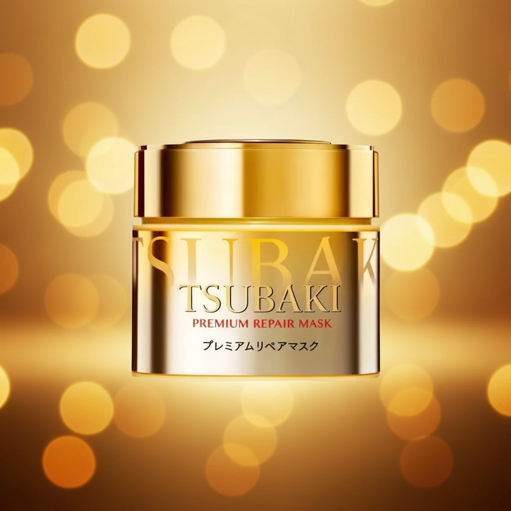 Shiseido TSUBAKI Premium Repair Hair Mask – Masque Capillaire Hydratation & Réparation Instantanée (180g)