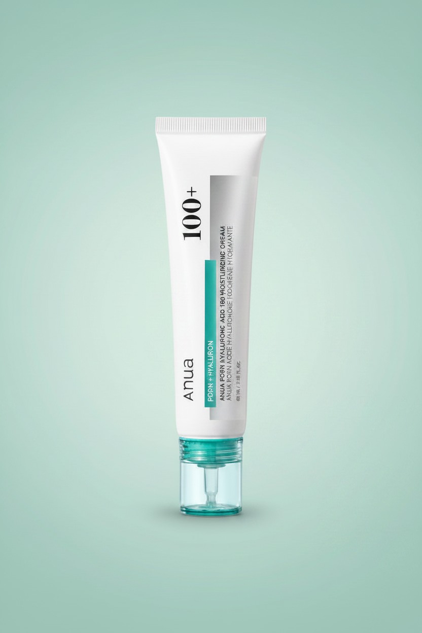 Anua 100+ PDRN + Hyaluronic Acid 100 Moisturizing Cream – Crème Hydratante Scellante & Éclat Dewy