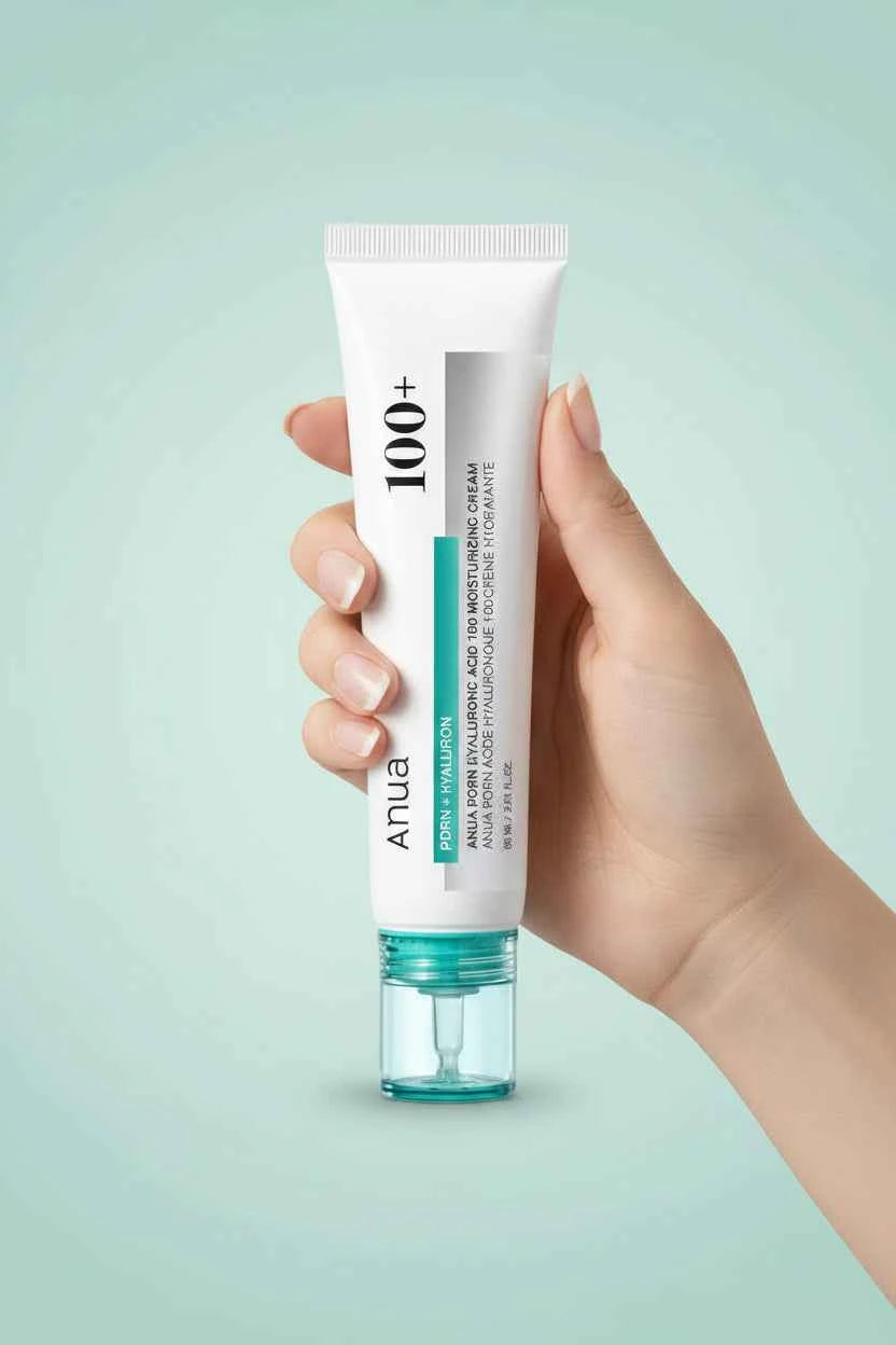 Anua 100+ PDRN + Hyaluronic Acid 100 Moisturizing Cream – Crème Hydratante Scellante & Éclat Dewy