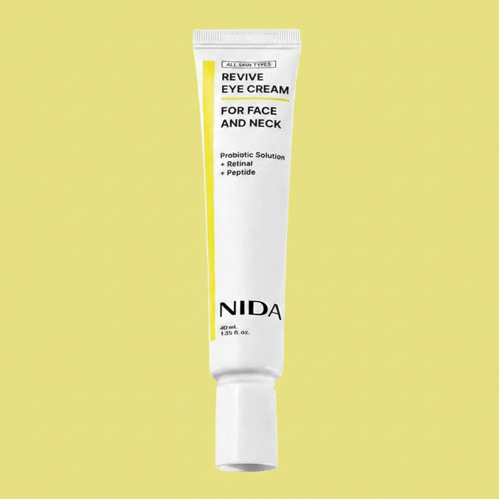 NIDA – Crème Contour des Yeux, Visage & Cou au Rétinal & Peptides