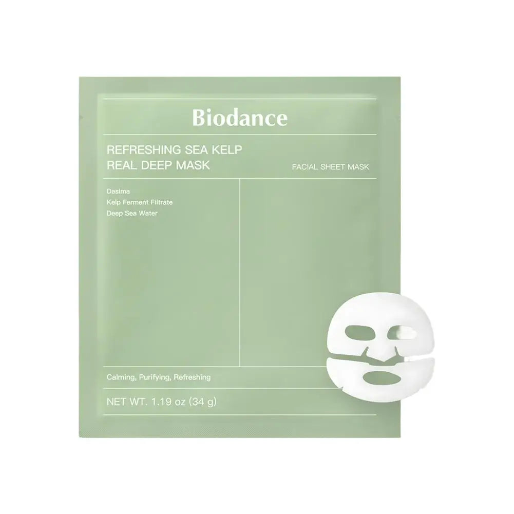 Biodance Real Deep Mask – Masques Visage Hydrogel Révolutionnaires (Boîte de 4)